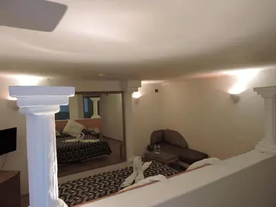 Zona de estar de Motel Mykonos
