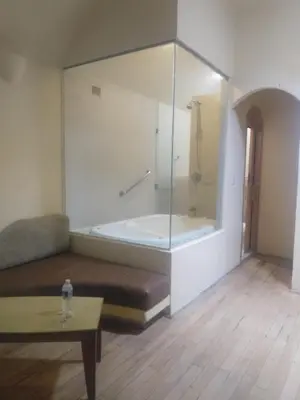 Un baño de Motel Mykonos