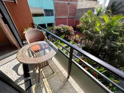 Un balcón o terraza de Casa de las Palmas Guest House