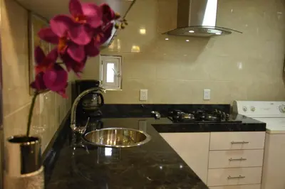 Una cocina o zona de cocina en Departamento Alejandro - Completo y Amplio Departamento en una zona muy tranquila de la CDMX