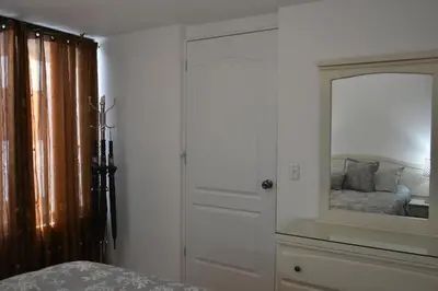 Cama o camas de una habitación en Departamento Alejandro - Completo y Amplio Departamento en una zona muy tranquila de la CDMX