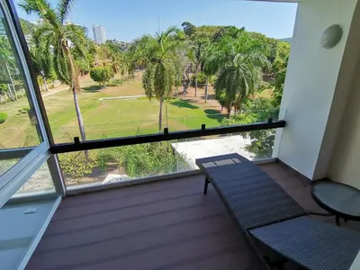 Un balcón o terraza de Suite Club Deportivo