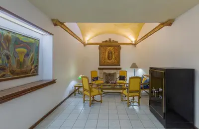 Zona de estar de Hotel Gala Oaxaca