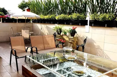 Zona de estar de Departamento Frida Kahlo - Dpto de 1 habitación - Bella terraza común - Zona tranquila en CDMX