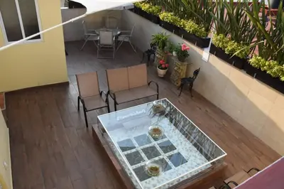 Un balcón o terraza de Departamento Frida Kahlo - Dpto de 1 habitación - Bella terraza común - Zona tranquila en CDMX