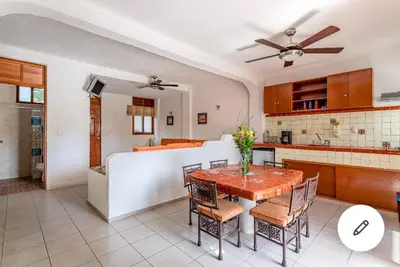 Una cocina o zona de cocina en HOTEL VILLAS XAIBA