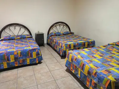 Cama o camas de una habitación en Hotel Del Centro