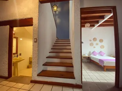 Cama o camas de una habitación en Casa Mayo B&B