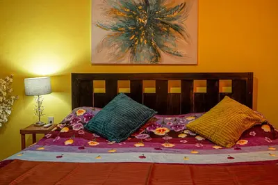 Cama o camas de una habitación en Villas La Bella Margarita