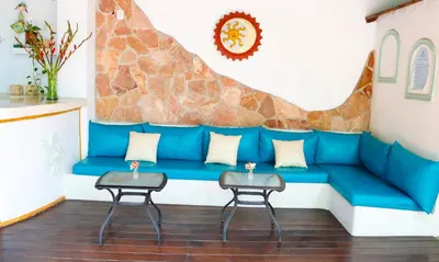 Zona de estar de Hotel Careyes Puerto Escondido