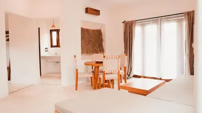 Cama o camas de una habitación en Casa Kuaa