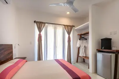 Cama o camas de una habitación en Casa Kuaa