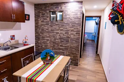 Una cocina o zona de cocina en Hotel Boutique Mardeka