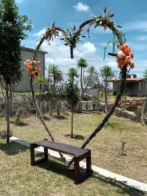 Jardín al aire libre en ANBAROA VILLAS