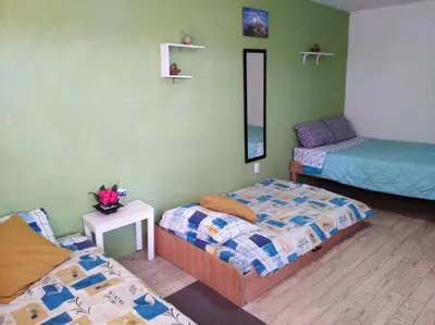 Cama o camas de una habitación en Casa Luna