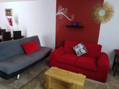 Zona de estar de Casa Luna