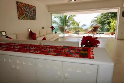 Plano de Mexican Condo by the sea
