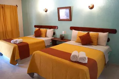 Cama o camas de una habitación en Hotel HF Hacienda San Francisco