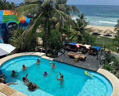 Piscina en o cerca de Beachfront Paradise Boutique Hotel
