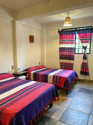 Cama o camas de una habitación en Hotel Yubazuu