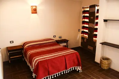 Cama o camas de una habitación en Hotel Yubazuu