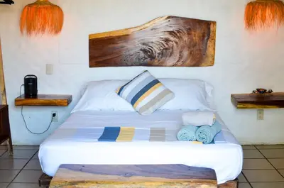 Cama o camas de una habitación en Casa playa del Amor