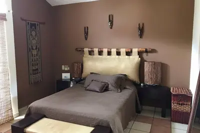 Cama o camas de una habitación en Condo Acatlán