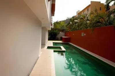 Piscina en o cerca de Condo Acatlán