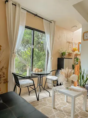 Zona de estar de Departamento Santa Fe (totalmente nuevo)