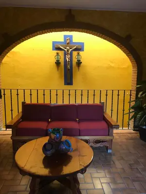 Zona de estar de Hotel Colonial Rivera