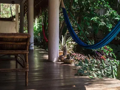 Jardín al aire libre en Una Posada Mas