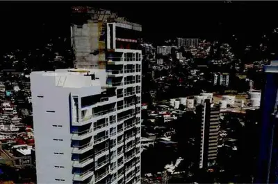 Vista general de Acapulco o vista desde el apartamento