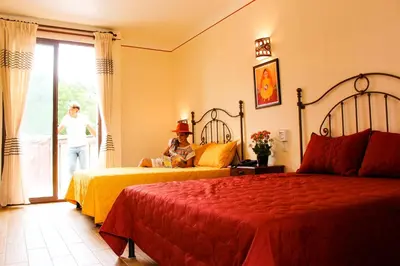 Cama o camas de una habitación en Hotel Danibaan
