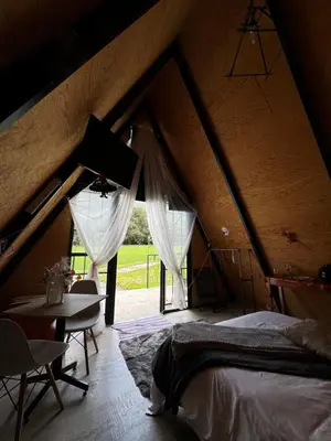 Cama o camas de una habitación en Glamping Nool