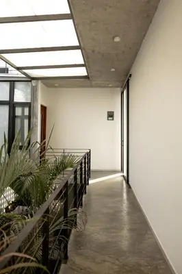Plano de Casa Diego Unique Ecological / Minimalist House & Inside Pool