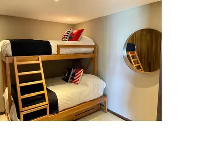 Cama o camas de una habitación en Hermosa Playa en Acapulco Diamante, Isla Residence