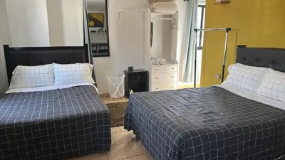 Cama o camas de una habitación en Casa San Andrés