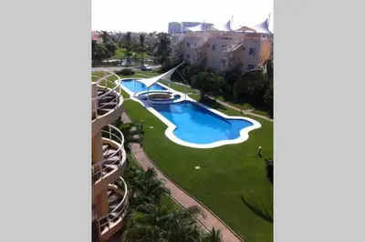 Piscina en o cerca de Depa Frente al Mar en Acapulco Diamante