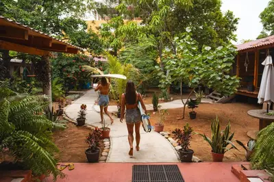 Clientes alojados en La Casona Hostel
