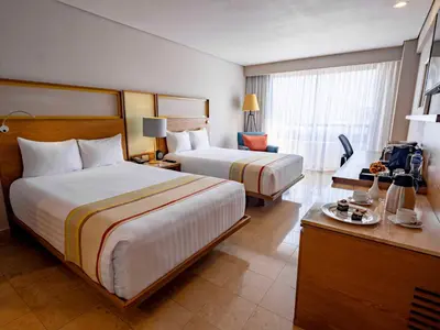 Cama o camas de una habitación en Galería Plaza Veracruz