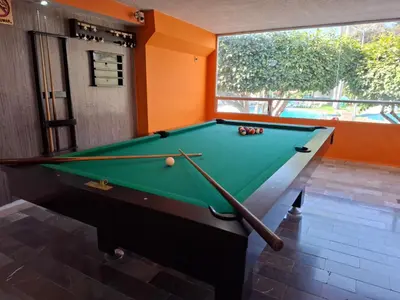Mesa de billar en Hotel Aristos Cuernavaca
