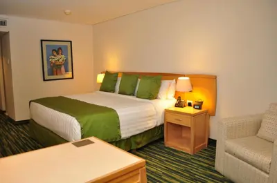 Cama o camas de una habitación en Radisson Paraiso Hotel Mexico City