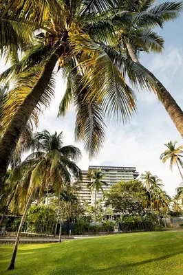 Jardín al aire libre en Princess Mundo Imperial Riviera Diamante Acapulco