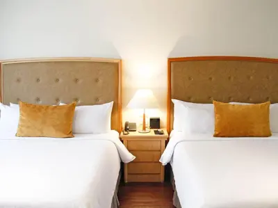 Cama o camas de una habitación en Hotel Riazor Aeropuerto