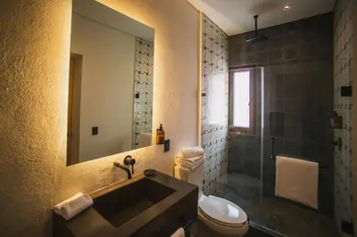 Un baño de Casa Rosamate