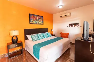Cama o camas de una habitación en Hotel Doña Juana