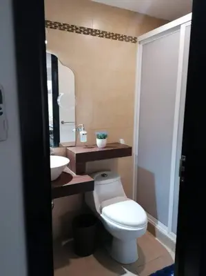 Un baño de Departamento en condominio Diamante Turquesa