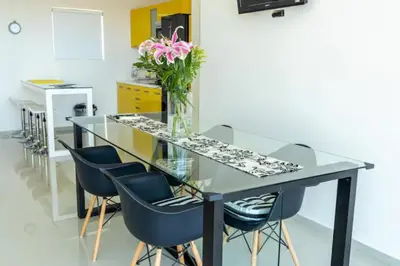 Una cocina o zona de cocina en LOFT PANORAMICO DE LUJO 631 - PUNTA GAVIOTA