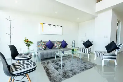 Zona de estar de LOFT PANORAMICO DE LUJO 631 - PUNTA GAVIOTA