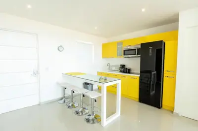 Una cocina o zona de cocina en LOFT PANORAMICO DE LUJO 631 - PUNTA GAVIOTA